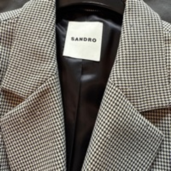 Sandro rhinestone blazer New w tags 38 - Picture 8 of 13